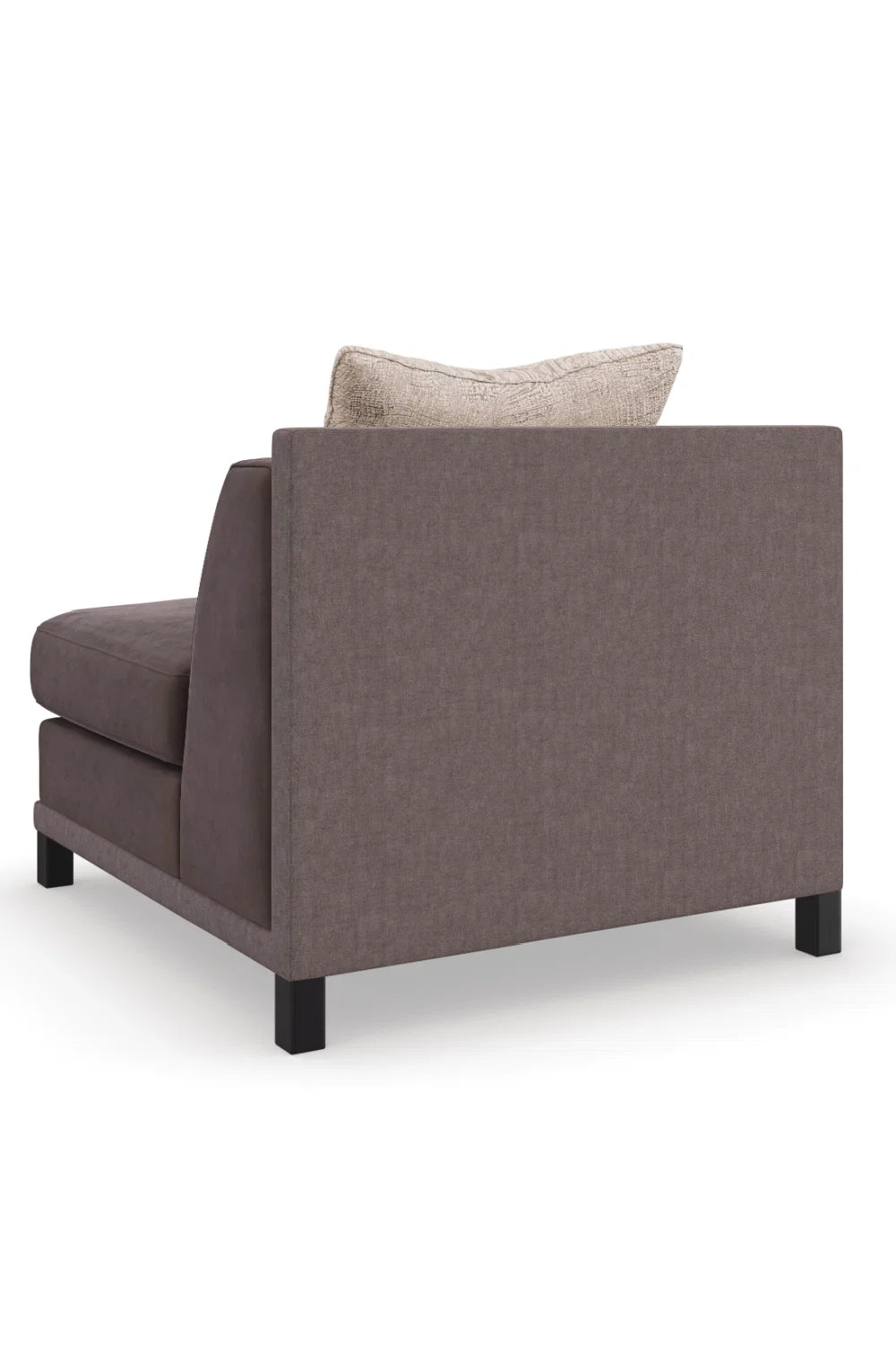 Luxury Tuxedo Fabric Sectional Chair Modern Italian Style for Villa