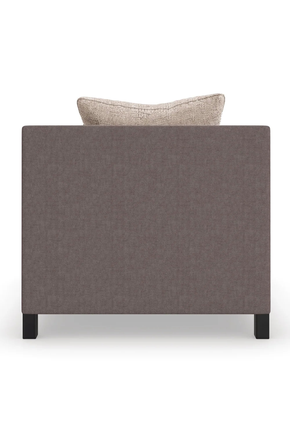 Luxury Tuxedo Fabric Sectional Chair Modern Italian Style for Villa