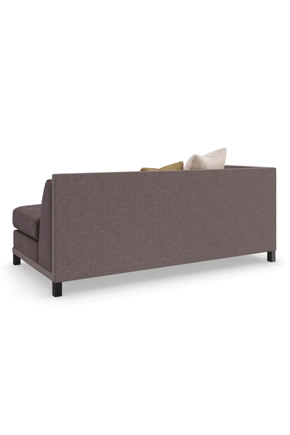Luxury Tuxedo Fabric Sectional Chair Modern Italian Style for Villa