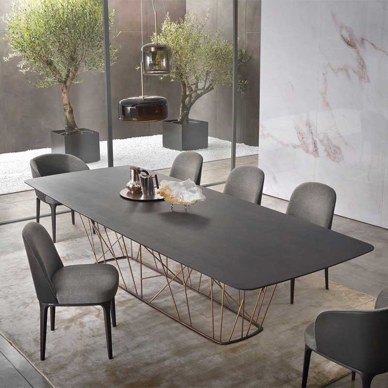 Luxury Twig Dining Table Modern Italian Style for Villa