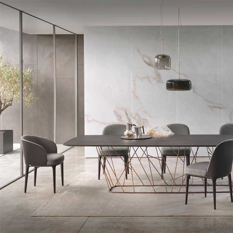 Luxury Twig Dining Table Modern Italian Style for Villa