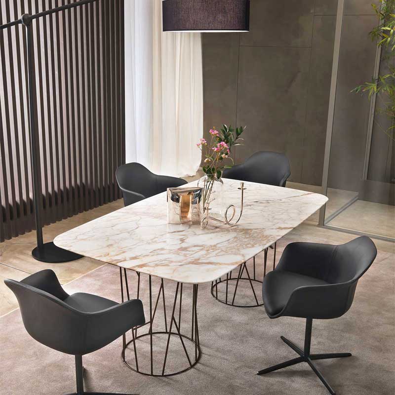 Luxury Twig Dining Table Modern Italian Style for Villa