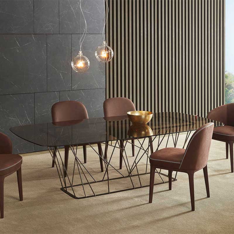 Luxury Twig Dining Table Modern Italian Style for Villa