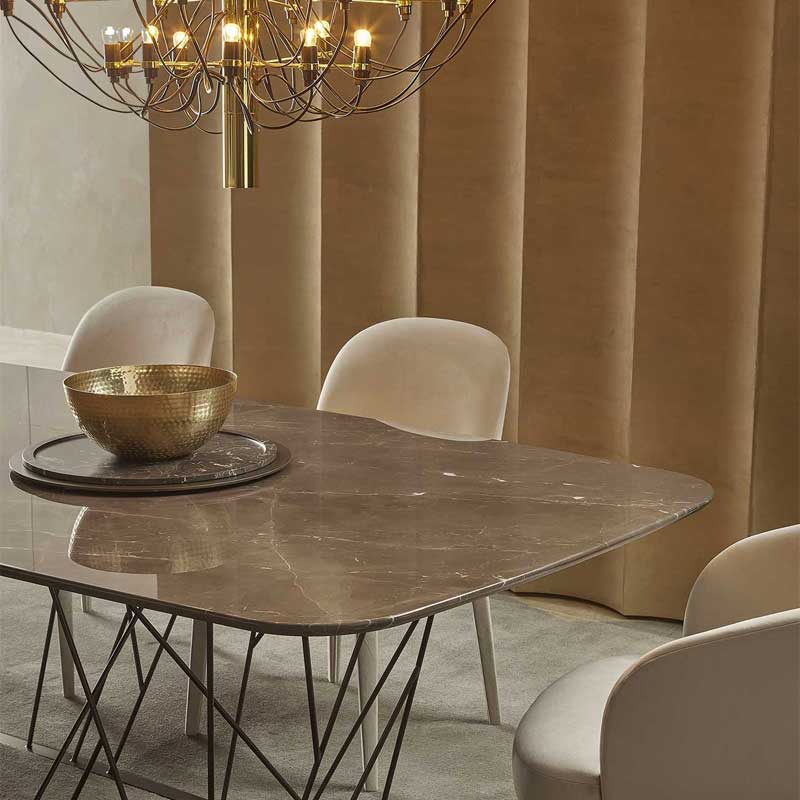 Luxury Twig Dining Table Modern Italian Style for Villa