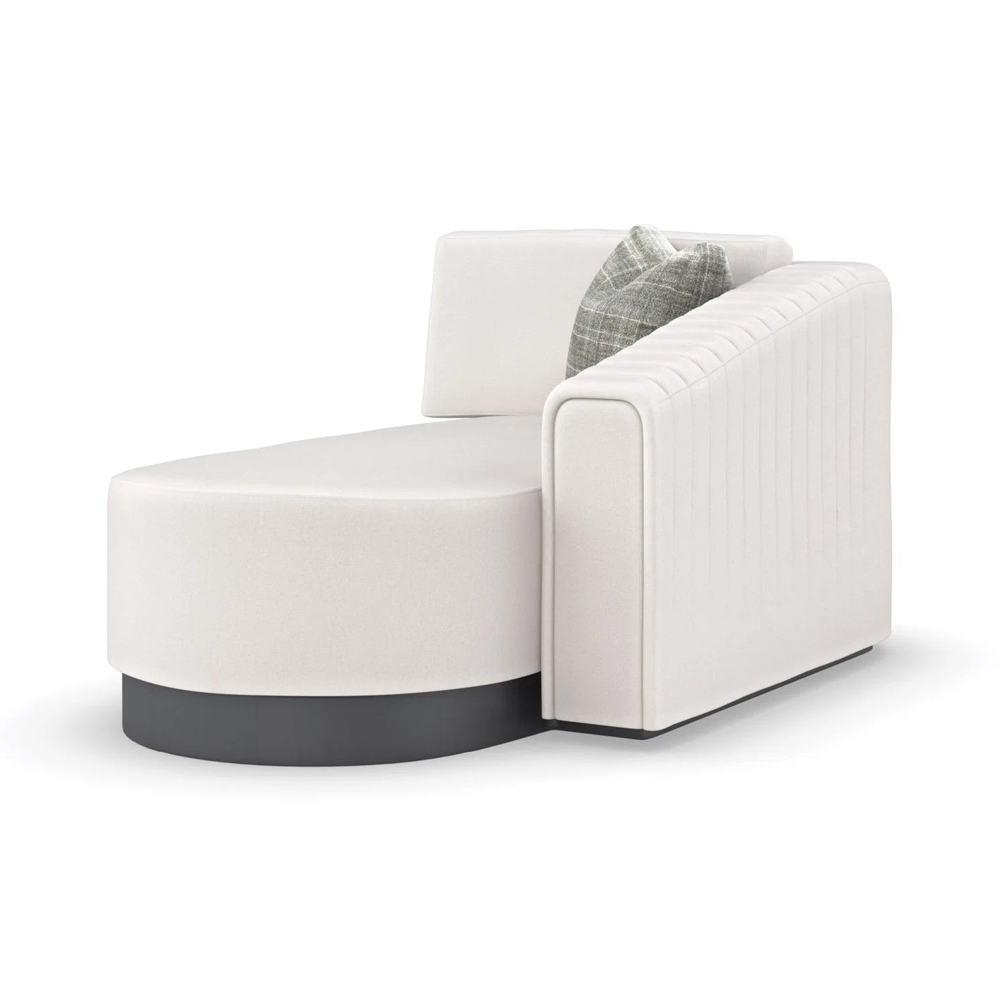 Luxury Twill Chaise Lounge Modern Italian Style for Villa