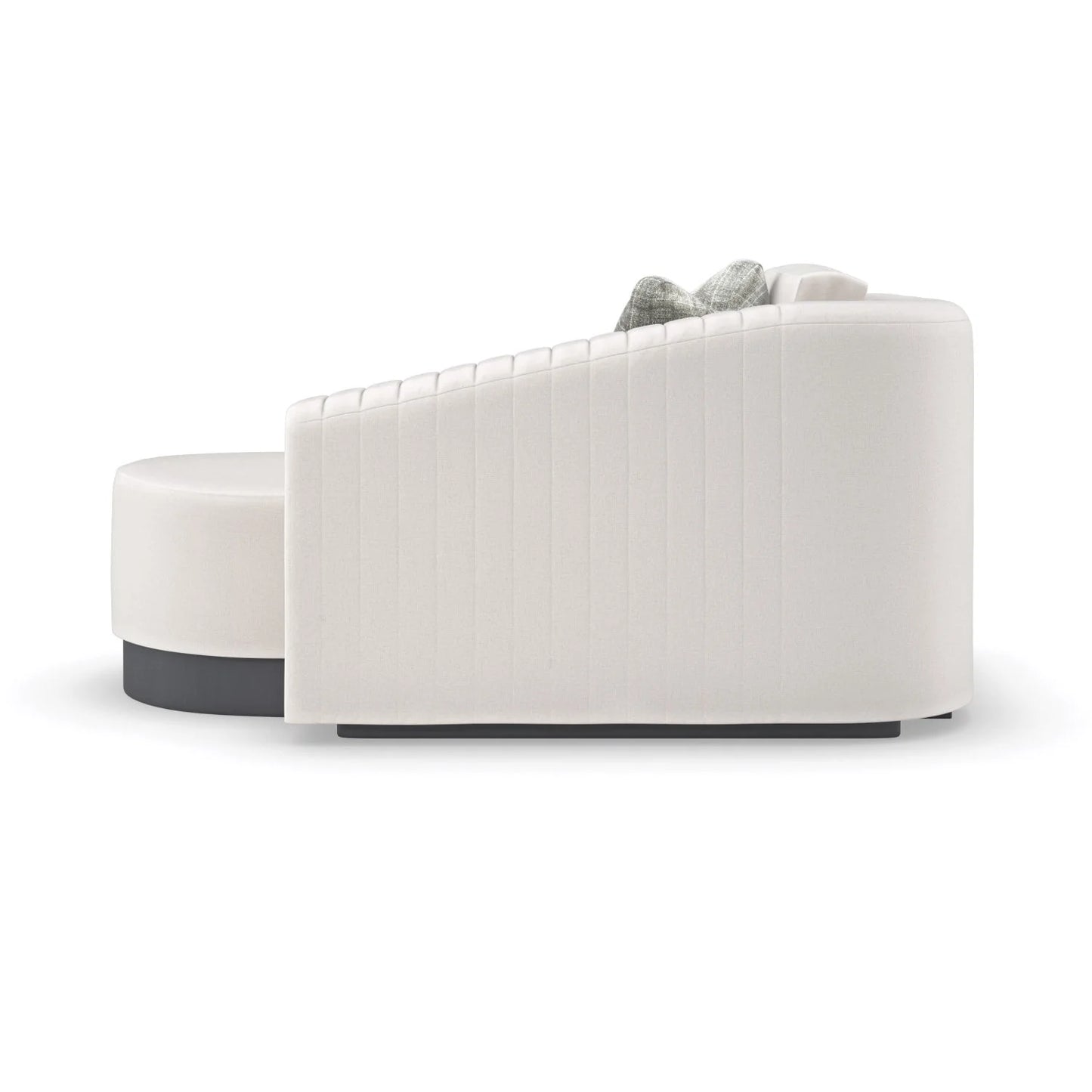 Luxury Twill Chaise Lounge Modern Italian Style for Villa