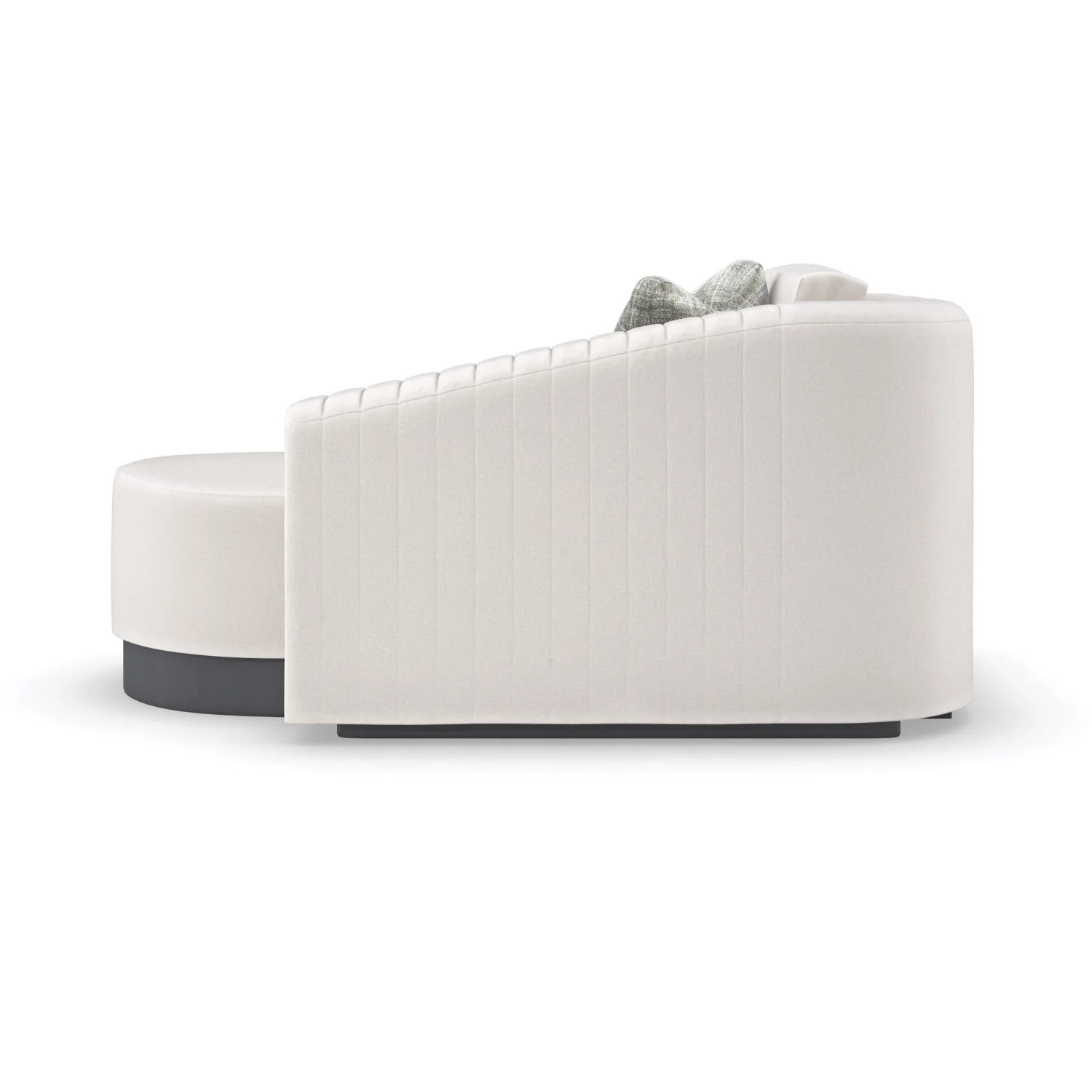 Luxury Twill Chaise Lounge Modern Italian Style for Villa