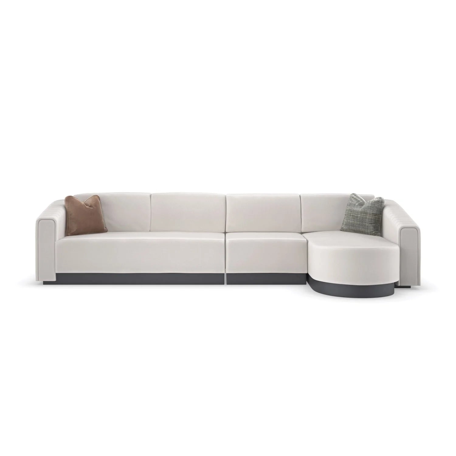 Luxury Twill Chaise Lounge Modern Italian Style for Villa