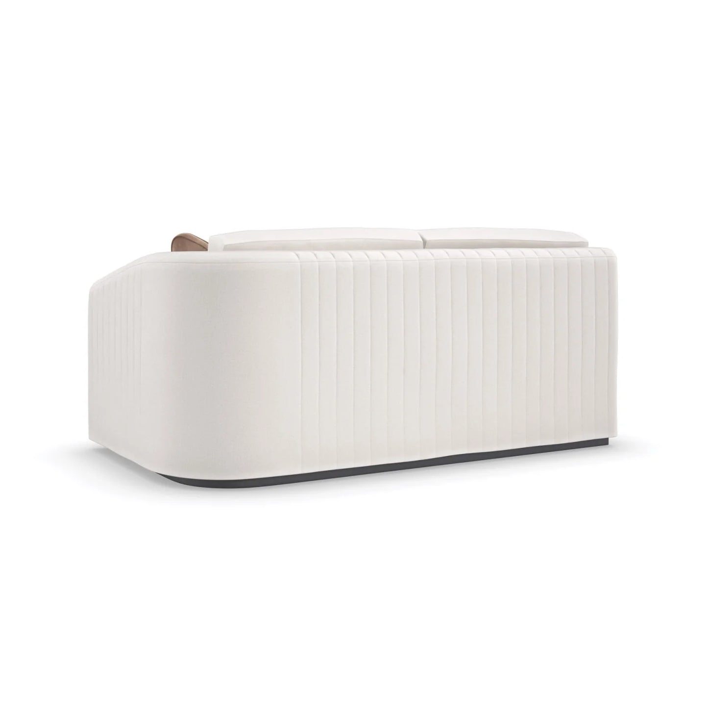 Luxury Twill Fabric Loveseat Modern Italian Style for Villa
