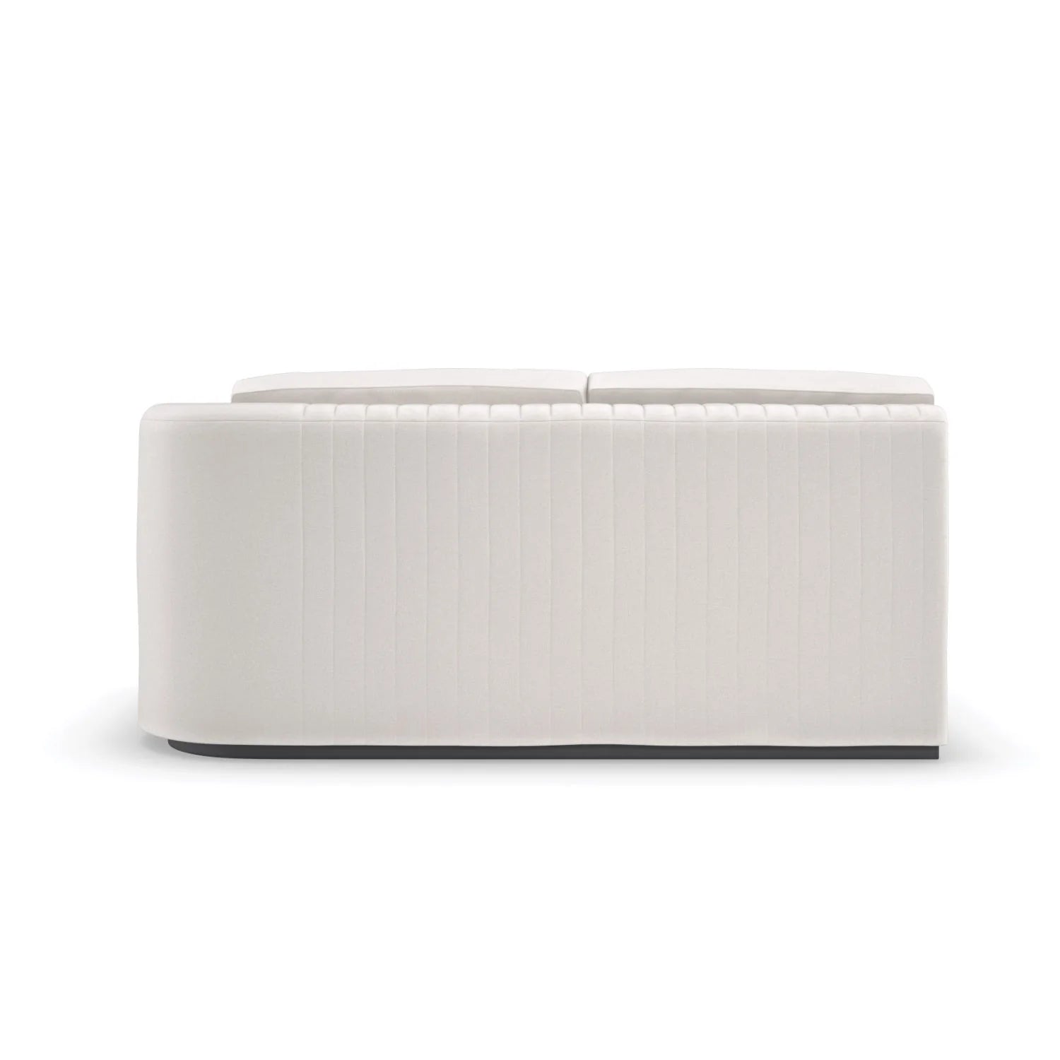 Luxury Twill Fabric Loveseat Modern Italian Style for Villa