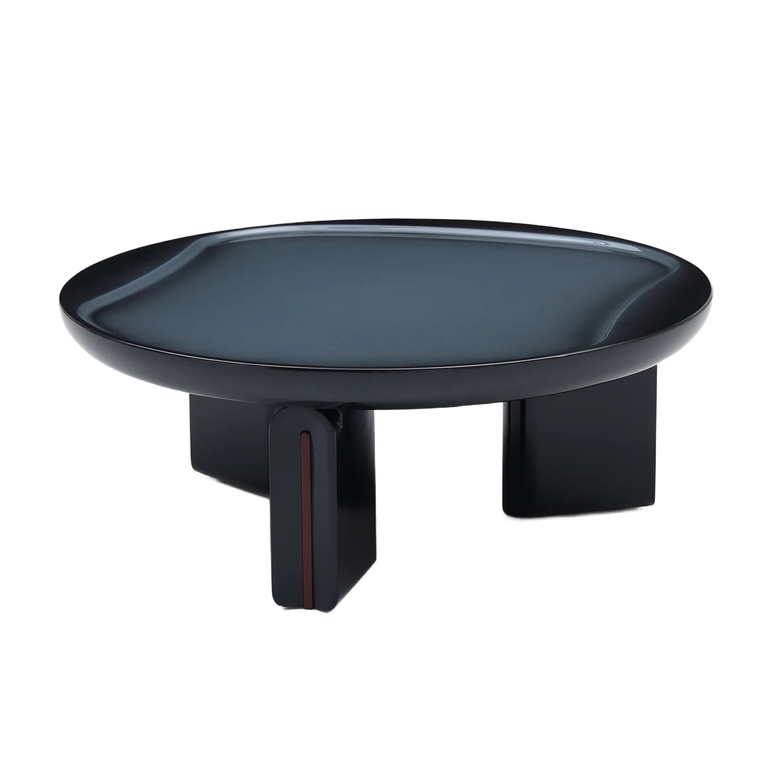 Luxury Two-Tone Round Coffee Table Modern Italian Style for Villa