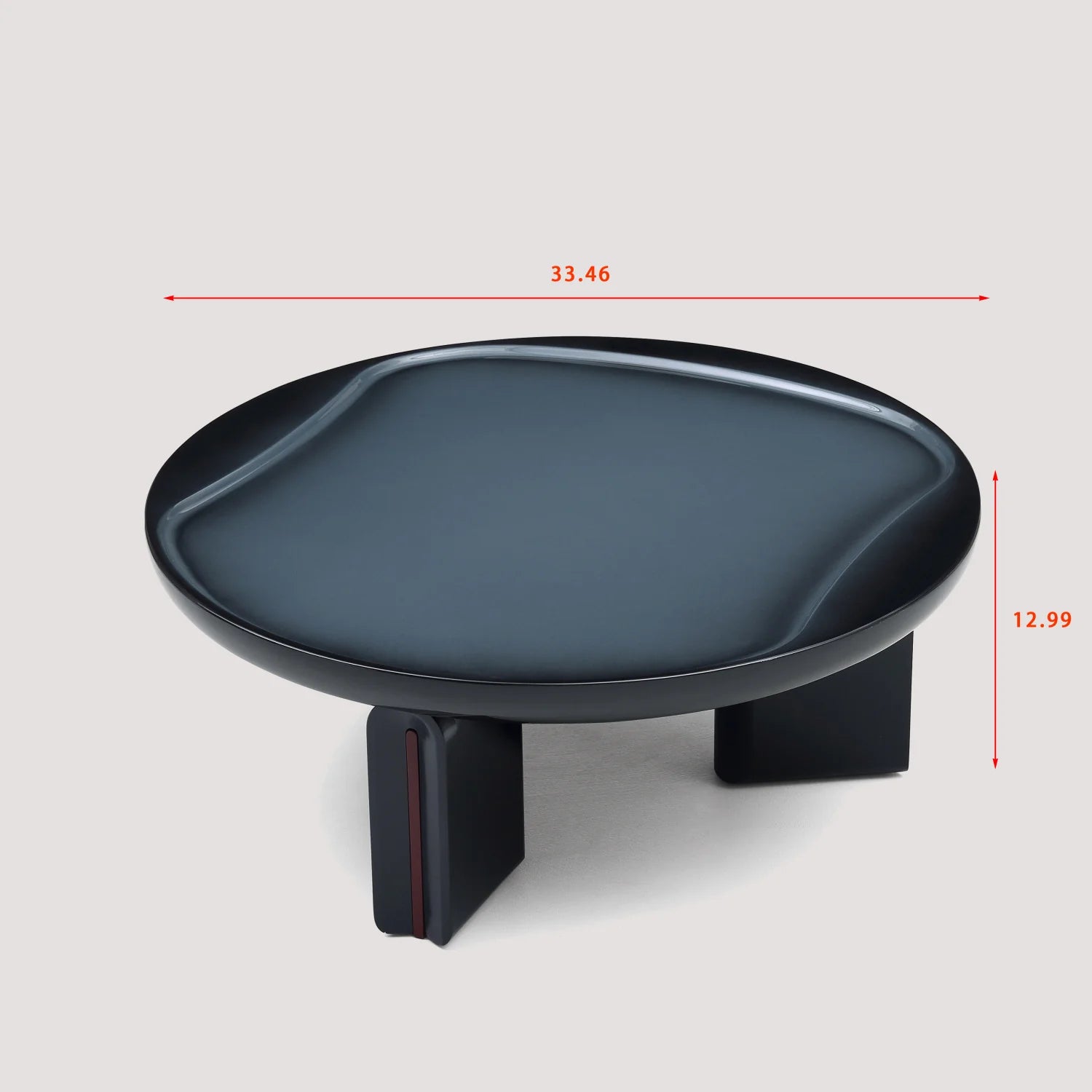 Luxury Two-Tone Round Coffee Table Modern Italian Style for Villa