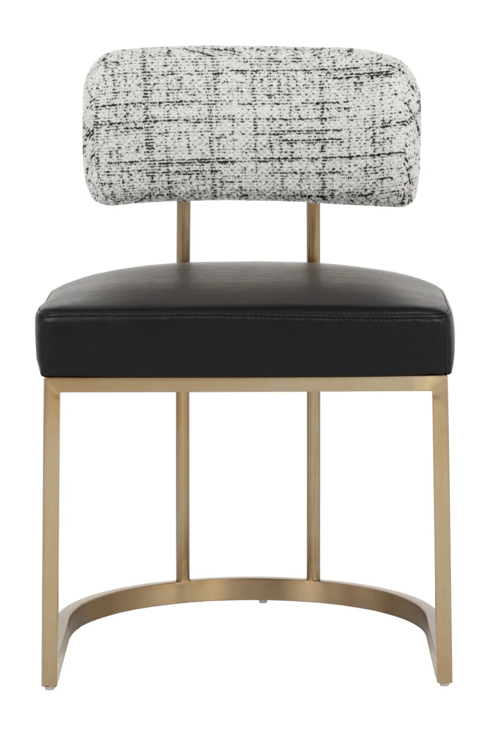 Luxury Two-Toned Cantilevered Dining Chair European Style for Villa