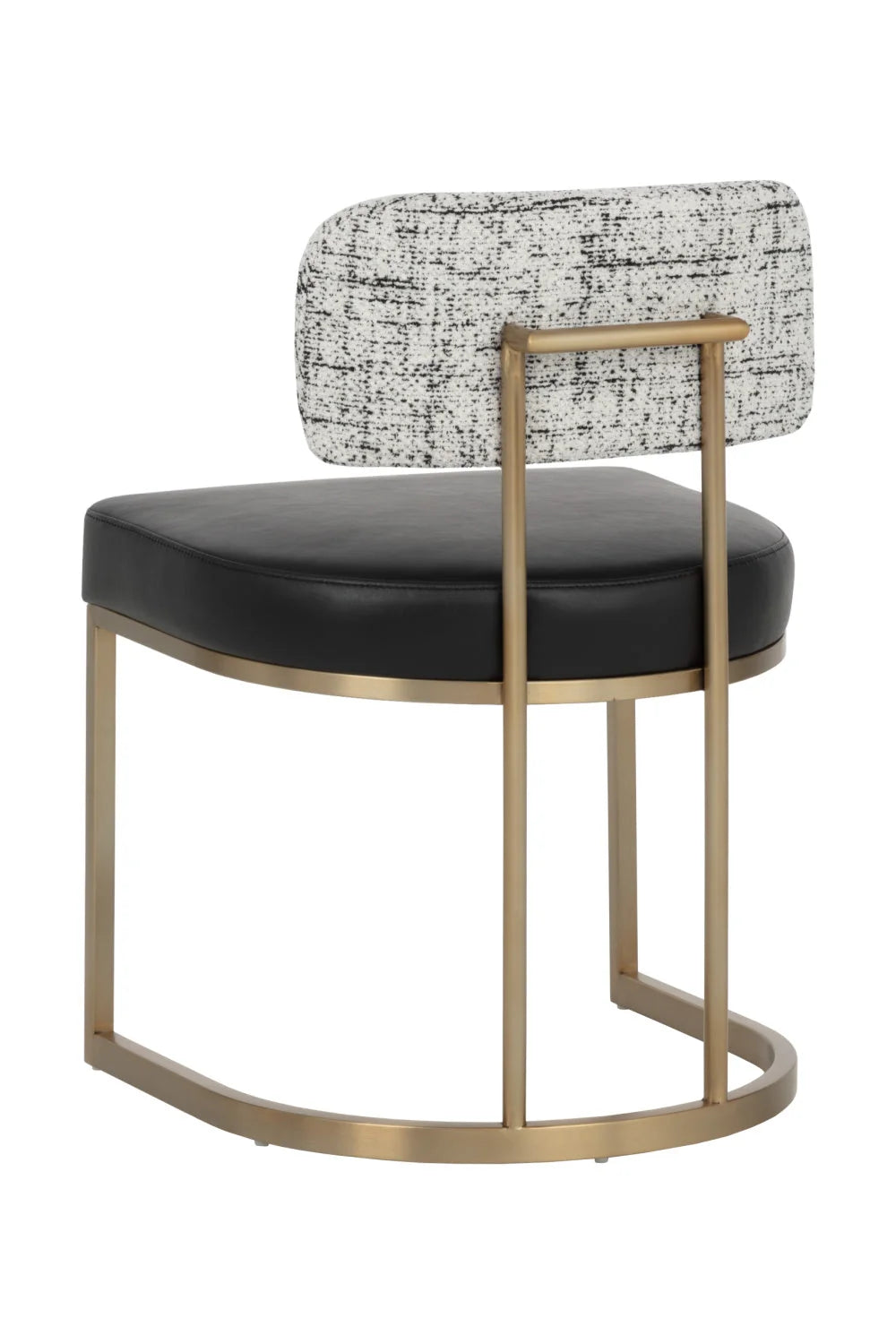Luxury Two-Toned Cantilevered Dining Chair European Style for Villa