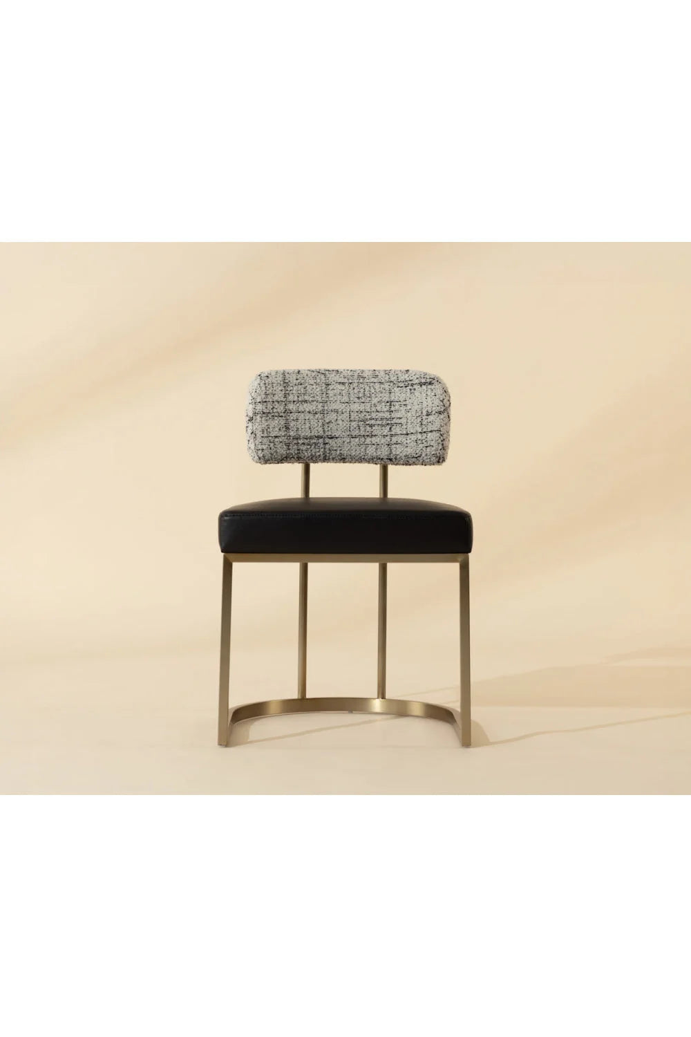 Luxury Two-Toned Cantilevered Dining Chair European Style for Villa