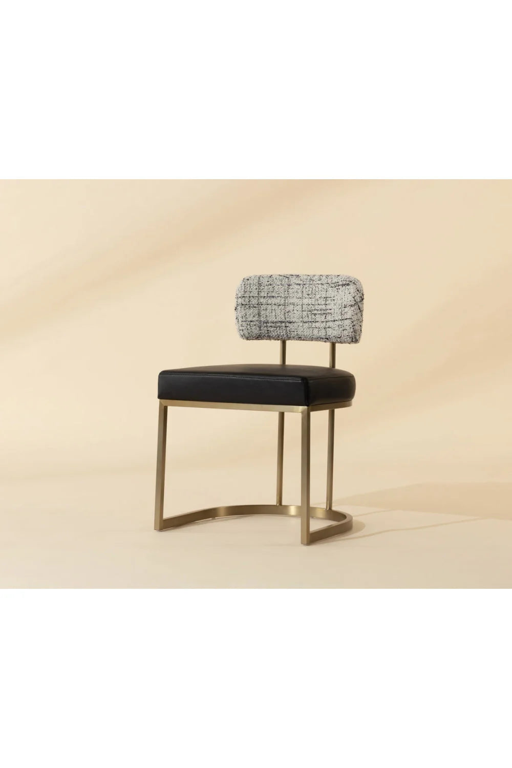 Luxury Two-Toned Cantilevered Dining Chair European Style for Villa