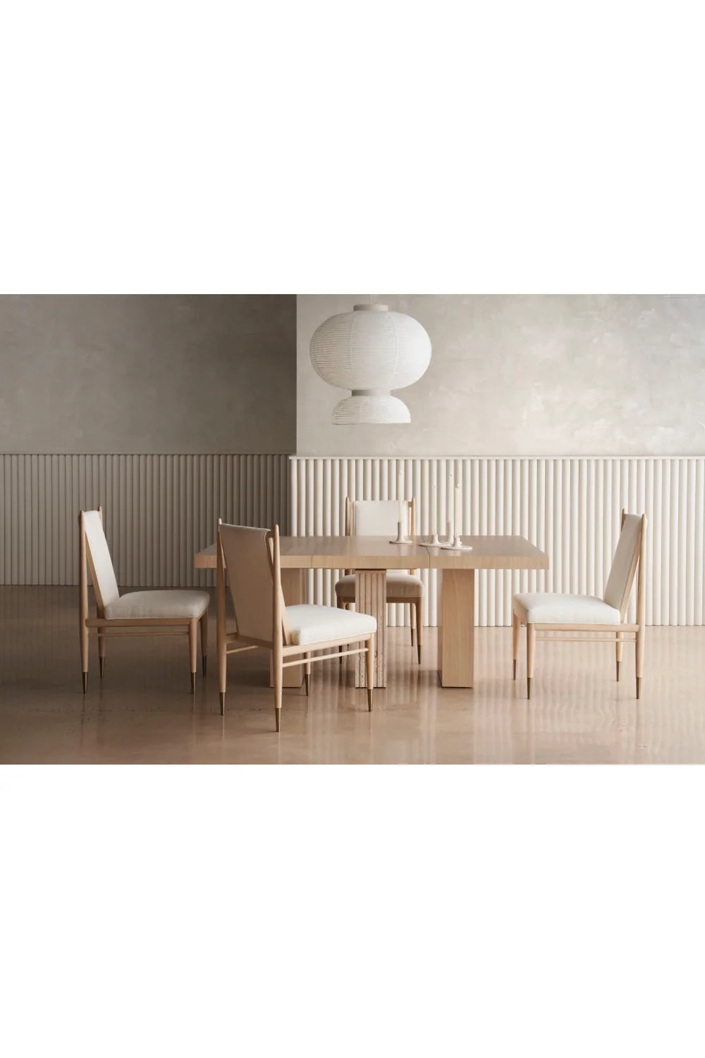 Luxury Unity Oak Dining Table Modern Italian Style for Villa