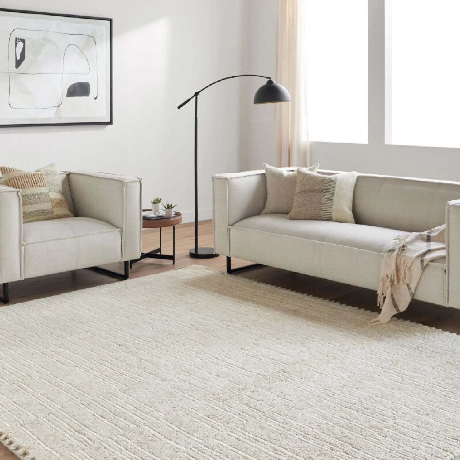 Luxury Upholstered 5-Seater Sofa Modern Italian Style for Villa