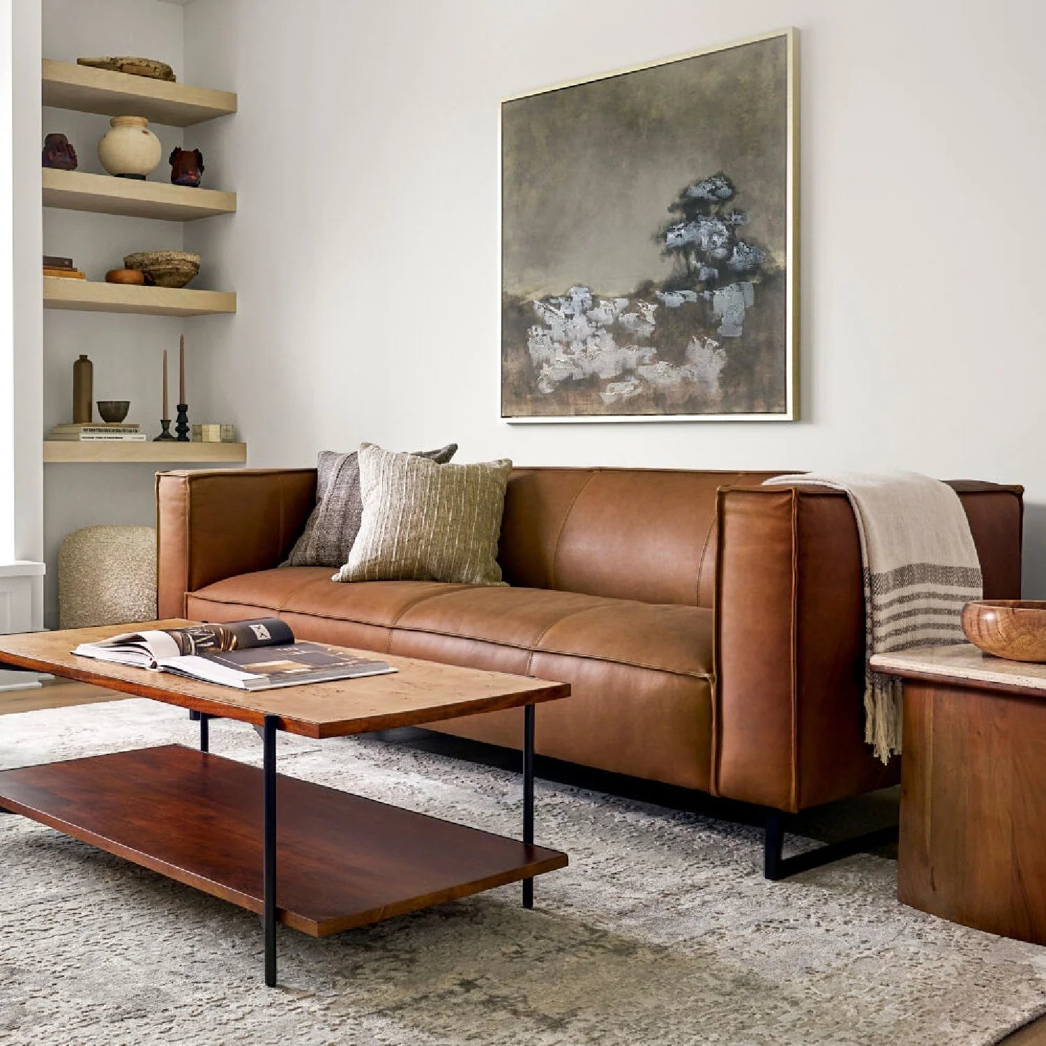 Luxury Upholstered 5-Seater Sofa Modern Italian Style for Villa