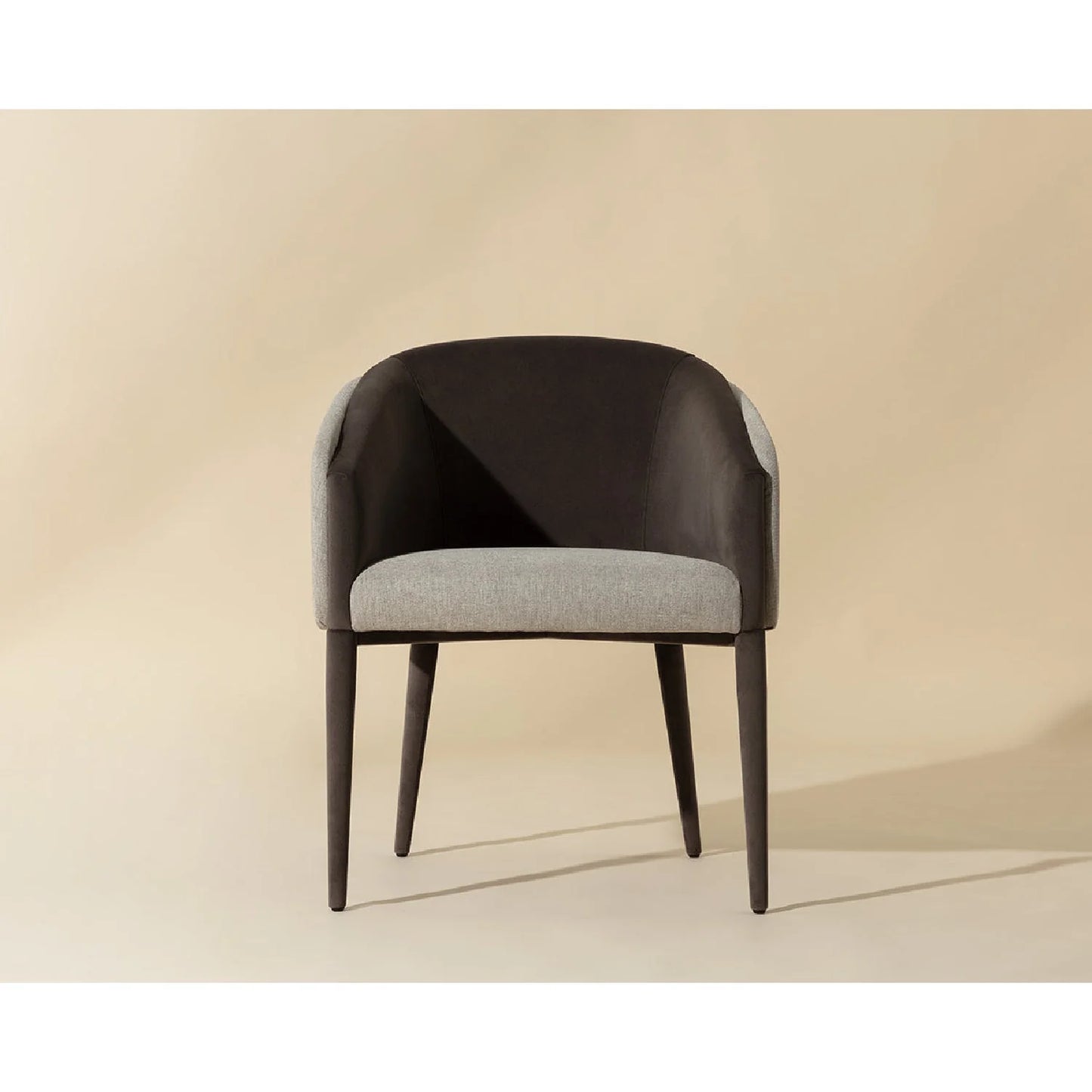 Luxury Upholstered Fabric Modern Dining Armchair European Style for Villa