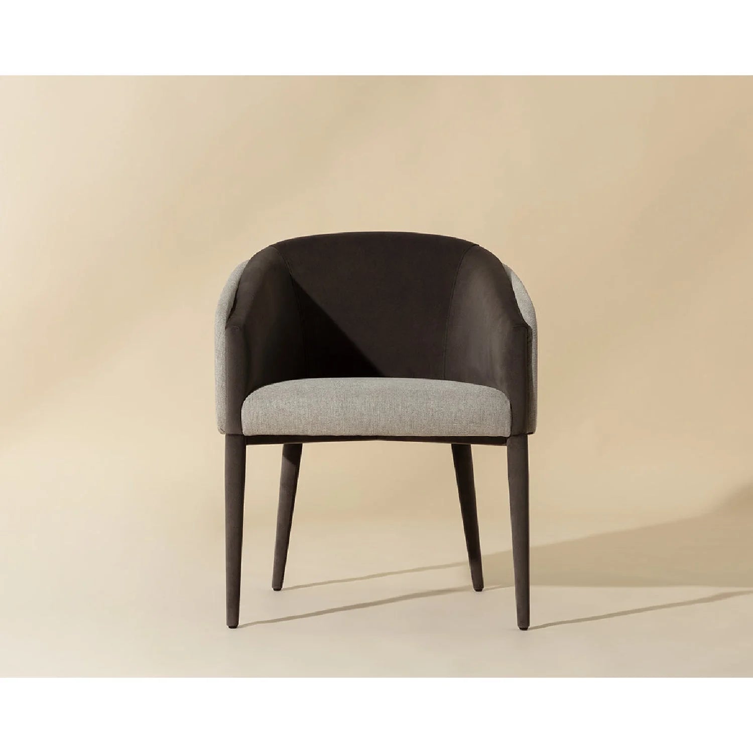 Luxury Upholstered Fabric Modern Dining Armchair European Style for Villa
