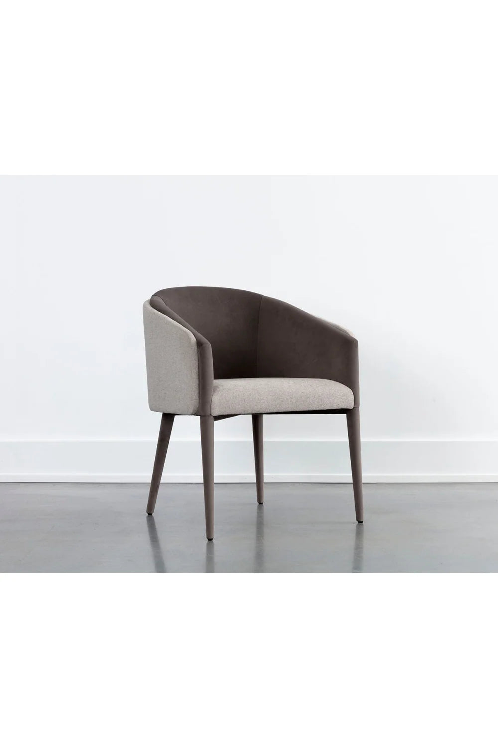 Luxury Upholstered Fabric Modern Dining Armchair European Style for Villa