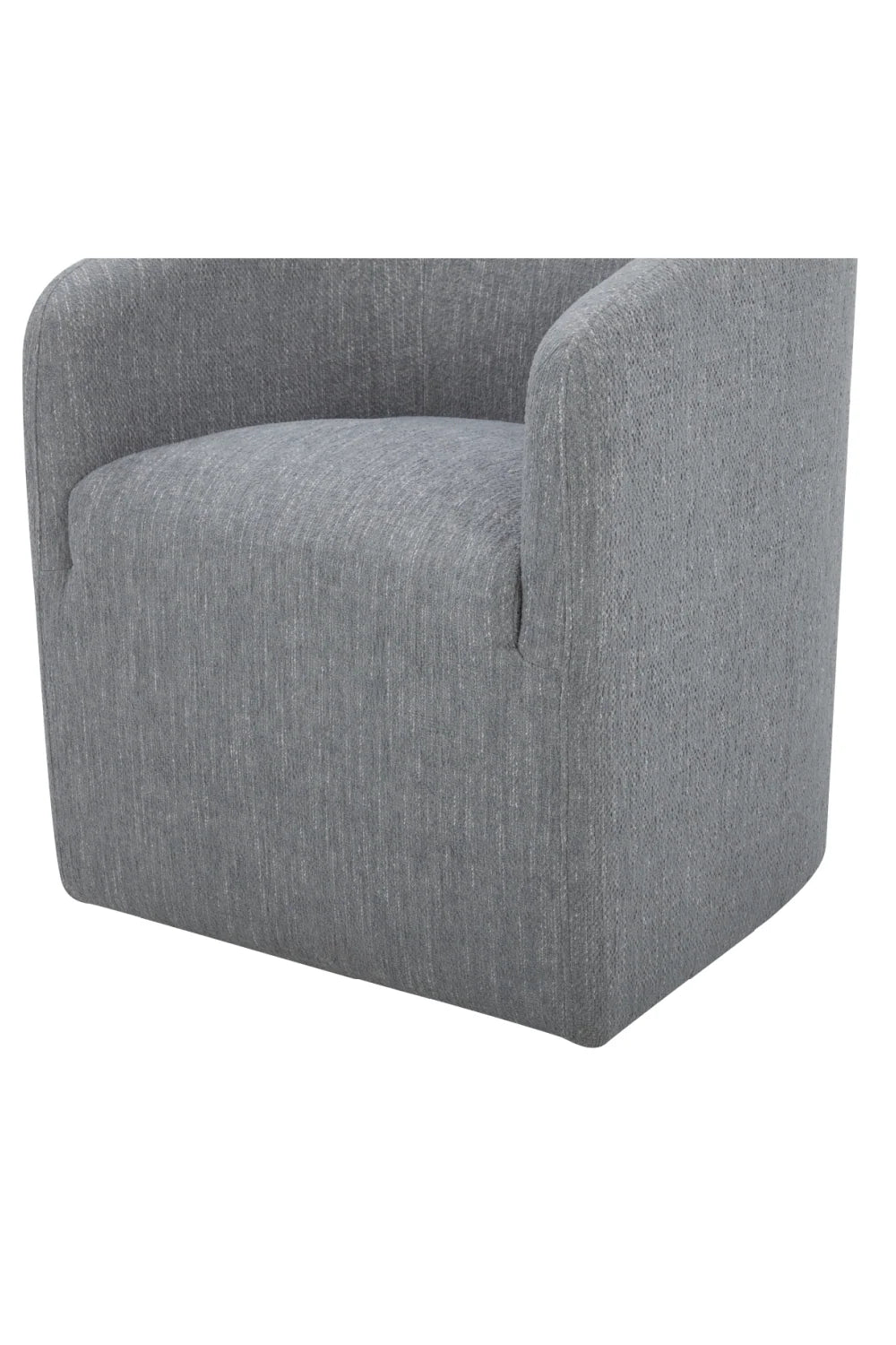 Luxury Upholstered Fabric Modern Dining Armchair European Style for Villa
