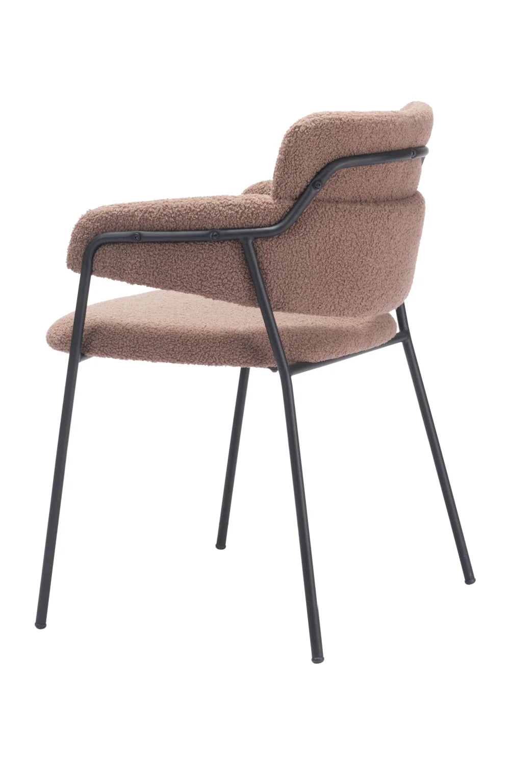 Luxury Upholstered Fabric Modern Dining Armchair European Style for Villa