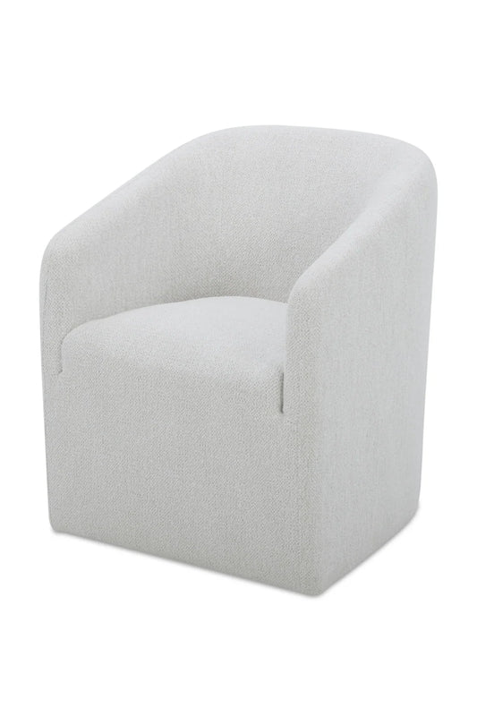 Luxury Upholstered Fabric Modern Dining Armchair European Style for Villa