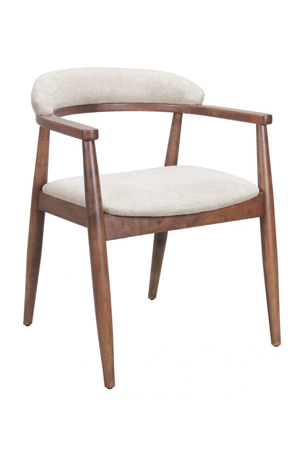 Luxury Upholstered Fabric Modern Dining Armchair European Style for Villa