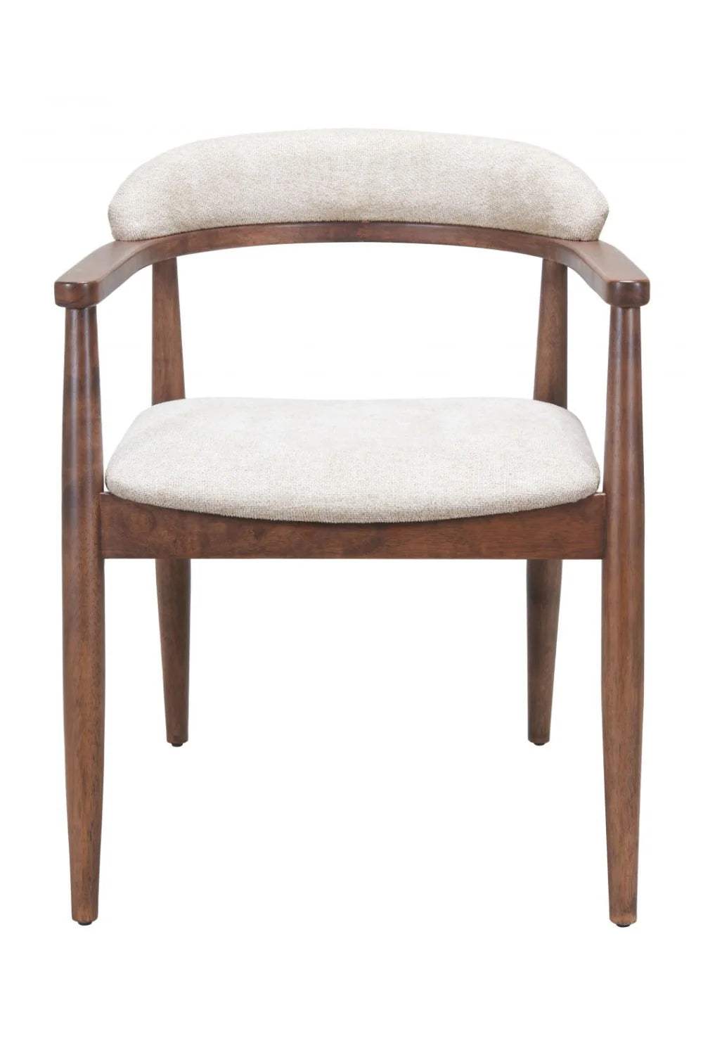 Luxury Upholstered Fabric Modern Dining Armchair European Style for Villa