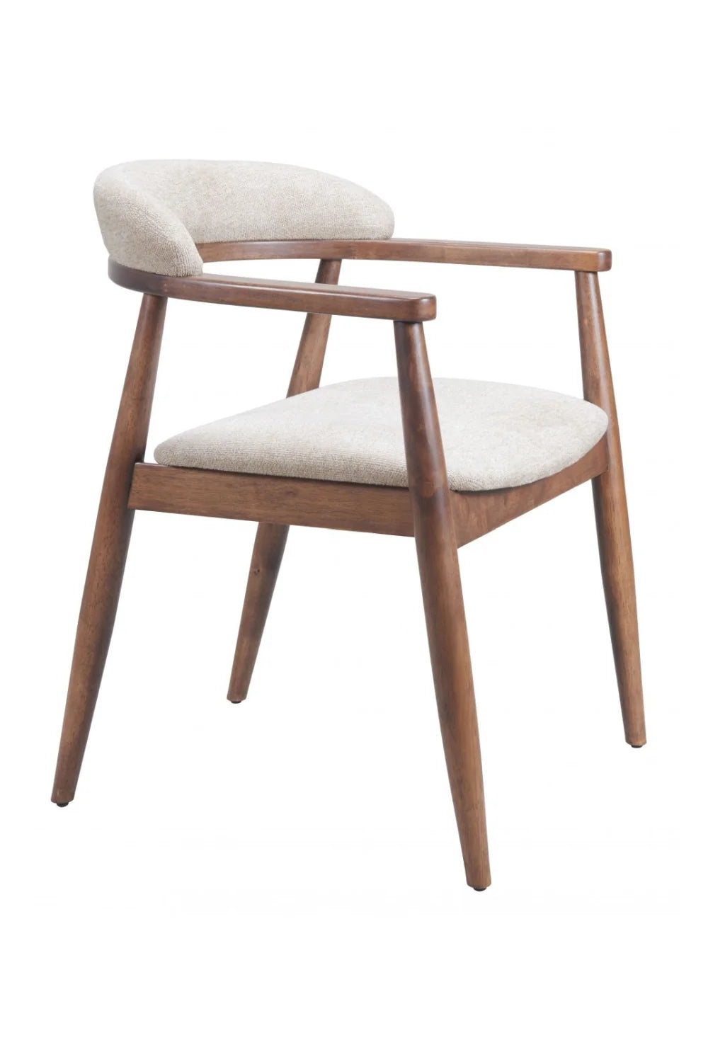 Luxury Upholstered Fabric Modern Dining Armchair European Style for Villa