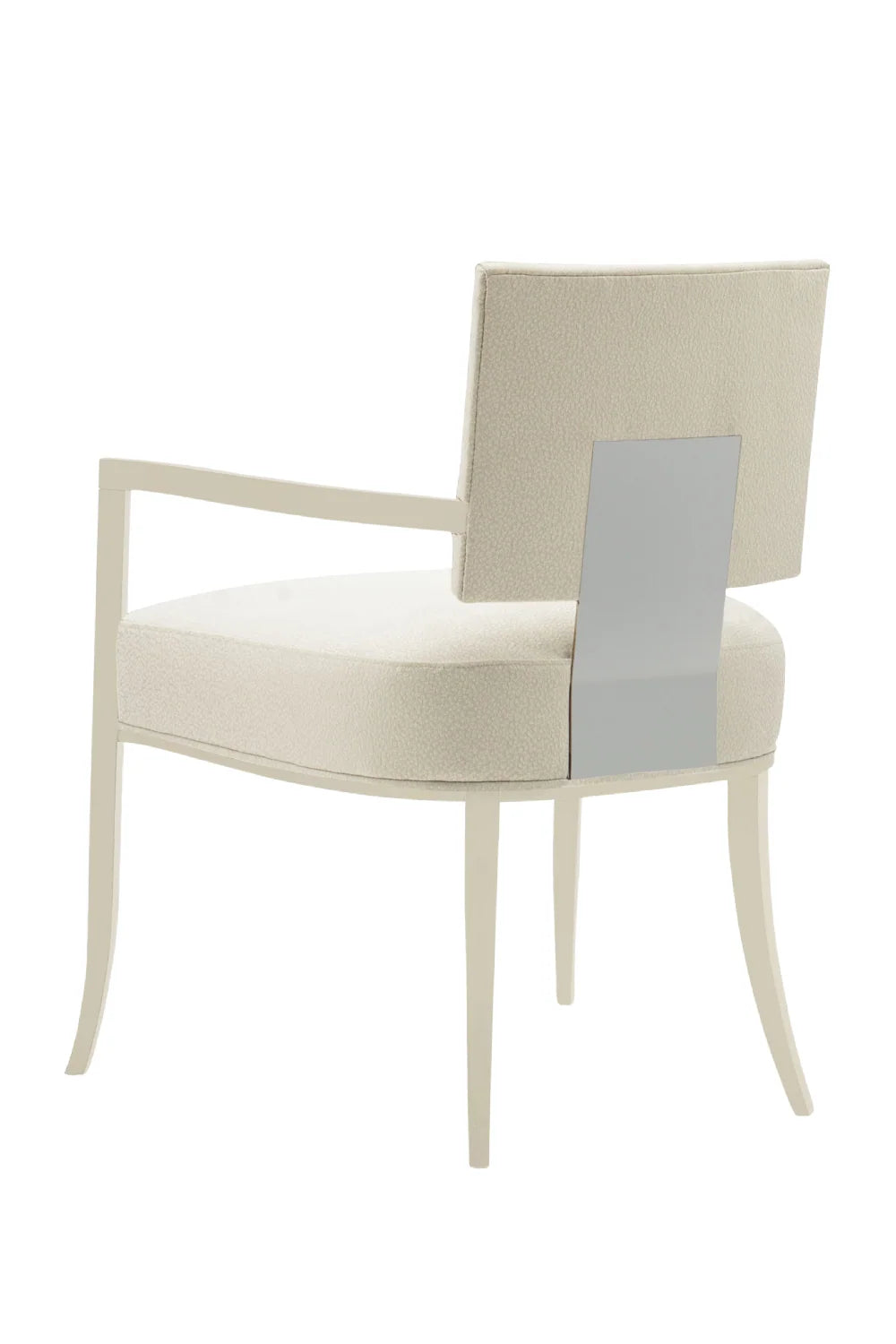 Luxury Upholstered Fabric Modern Dining Armchair European Style for Villa
