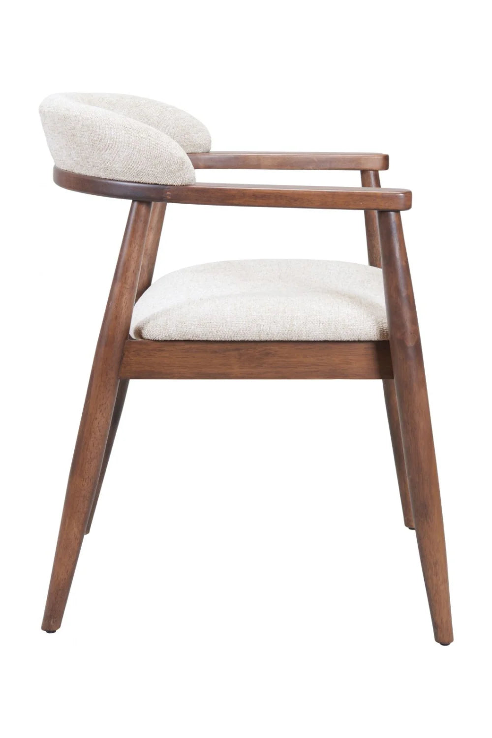 Luxury Upholstered Fabric Modern Dining Armchair European Style for Villa