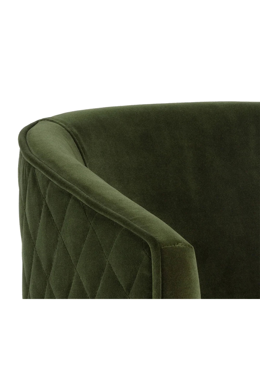 Luxury Upholstered Fabric Modern Dining Armchair European Style for Villa