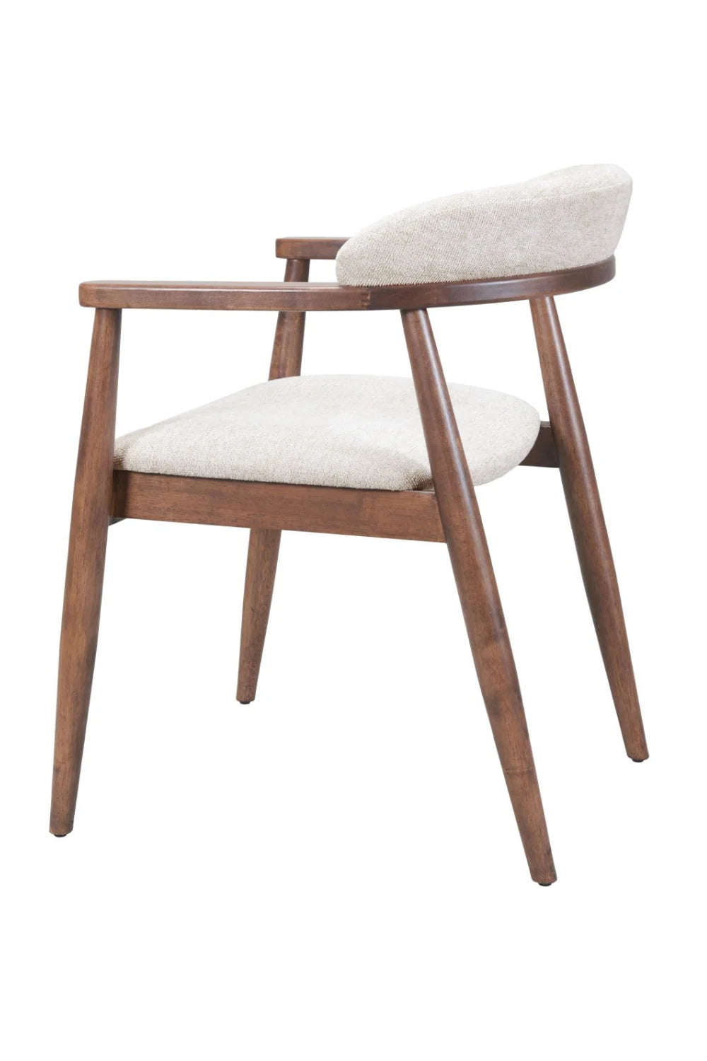 Luxury Upholstered Fabric Modern Dining Armchair European Style for Villa