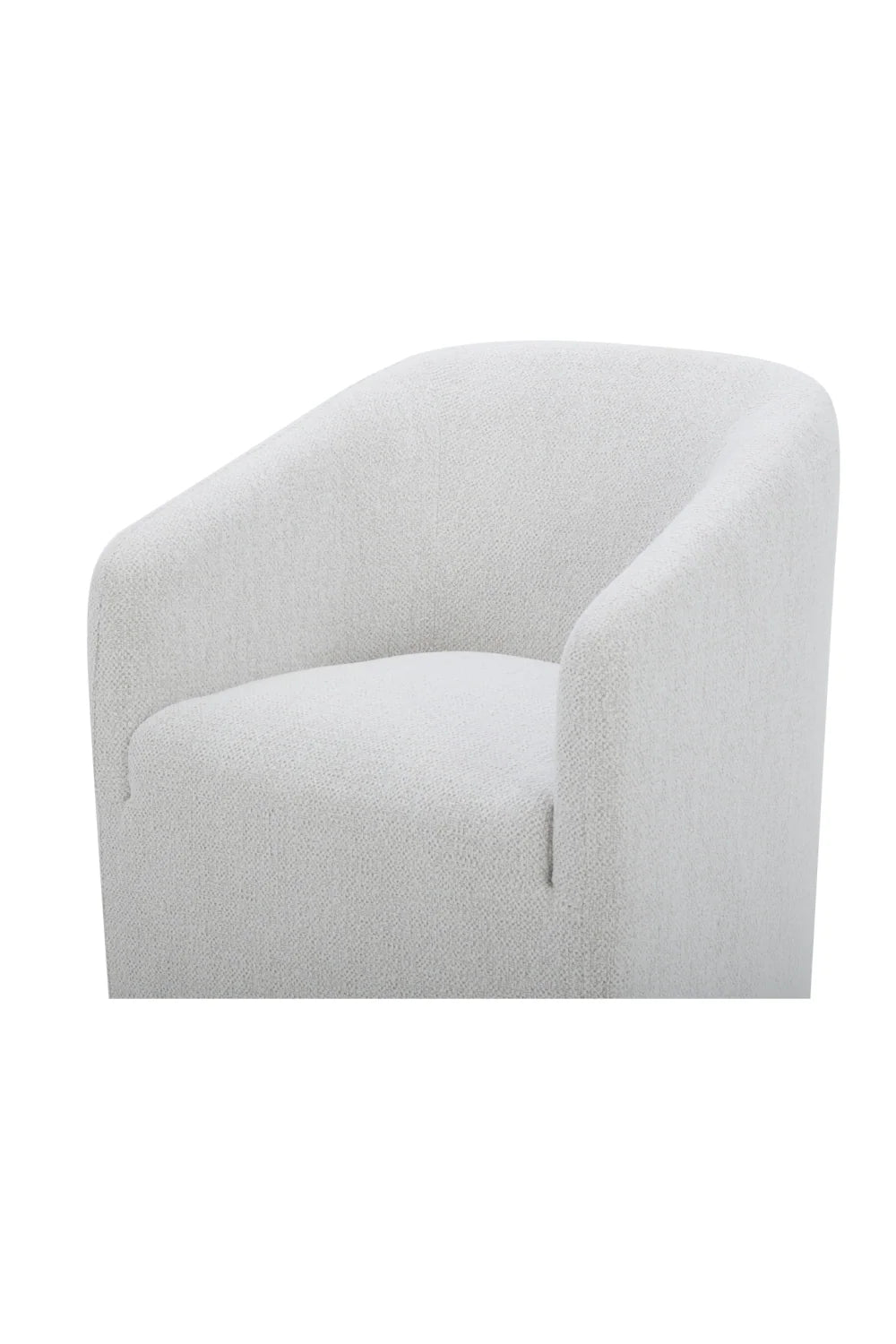 Luxury Upholstered Fabric Modern Dining Armchair European Style for Villa