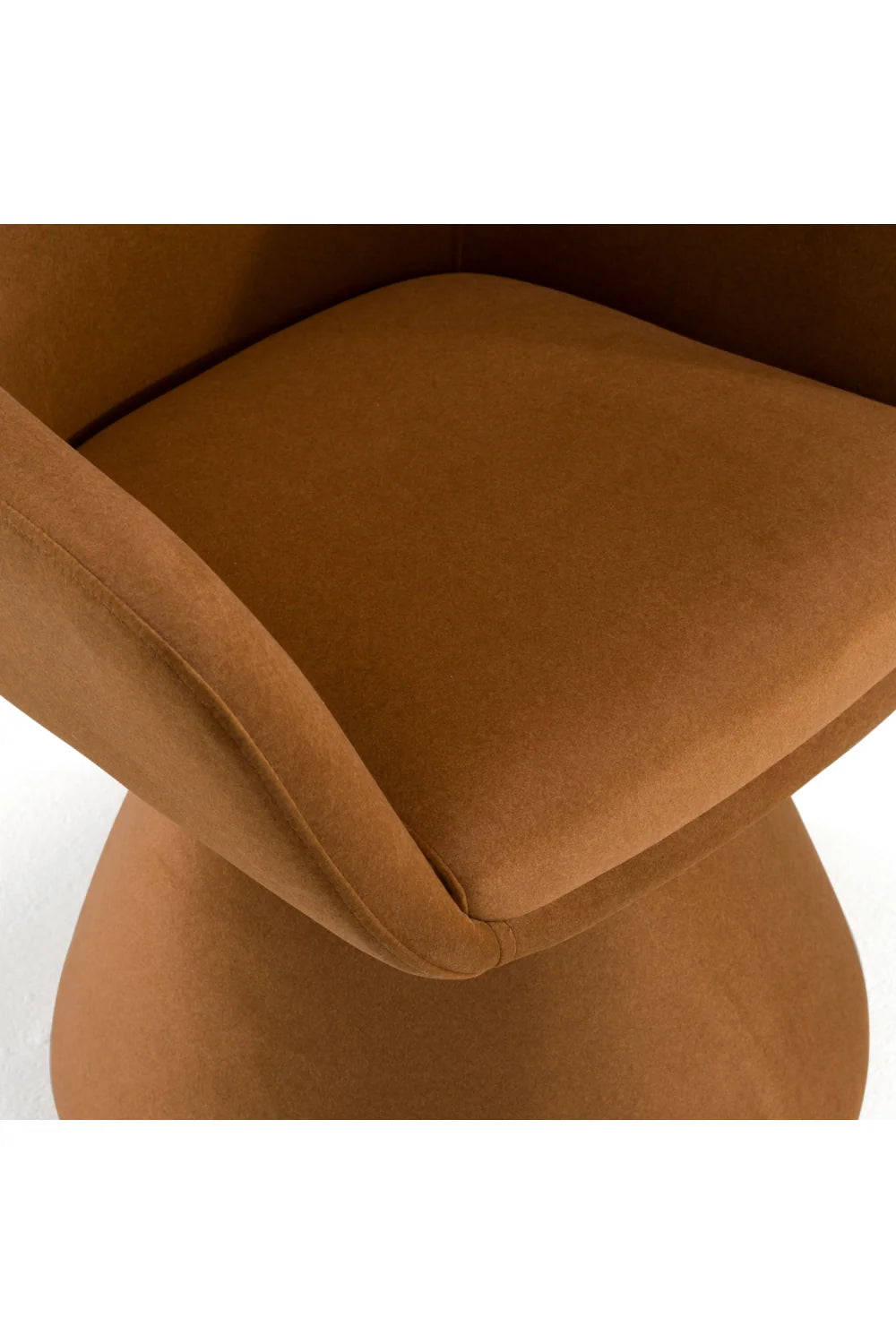 Luxury Upholstered Fabric Modern Dining Armchair European Style for Villa