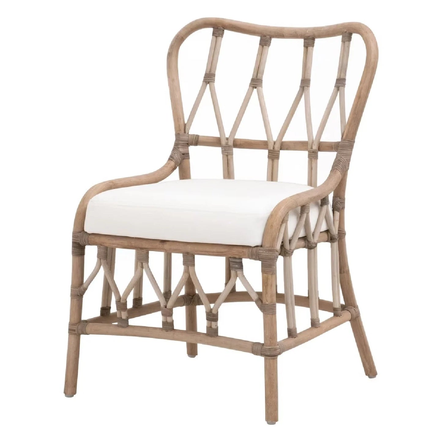 Luxury Upholstered Fabric Modern Dining Chair European Style for Villa