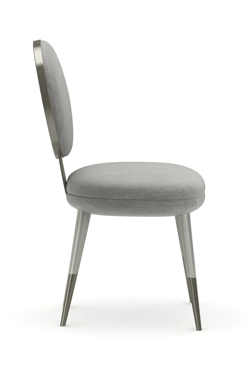 Luxury Upholstered Fabric Modern Dining Chair European Style for Villa