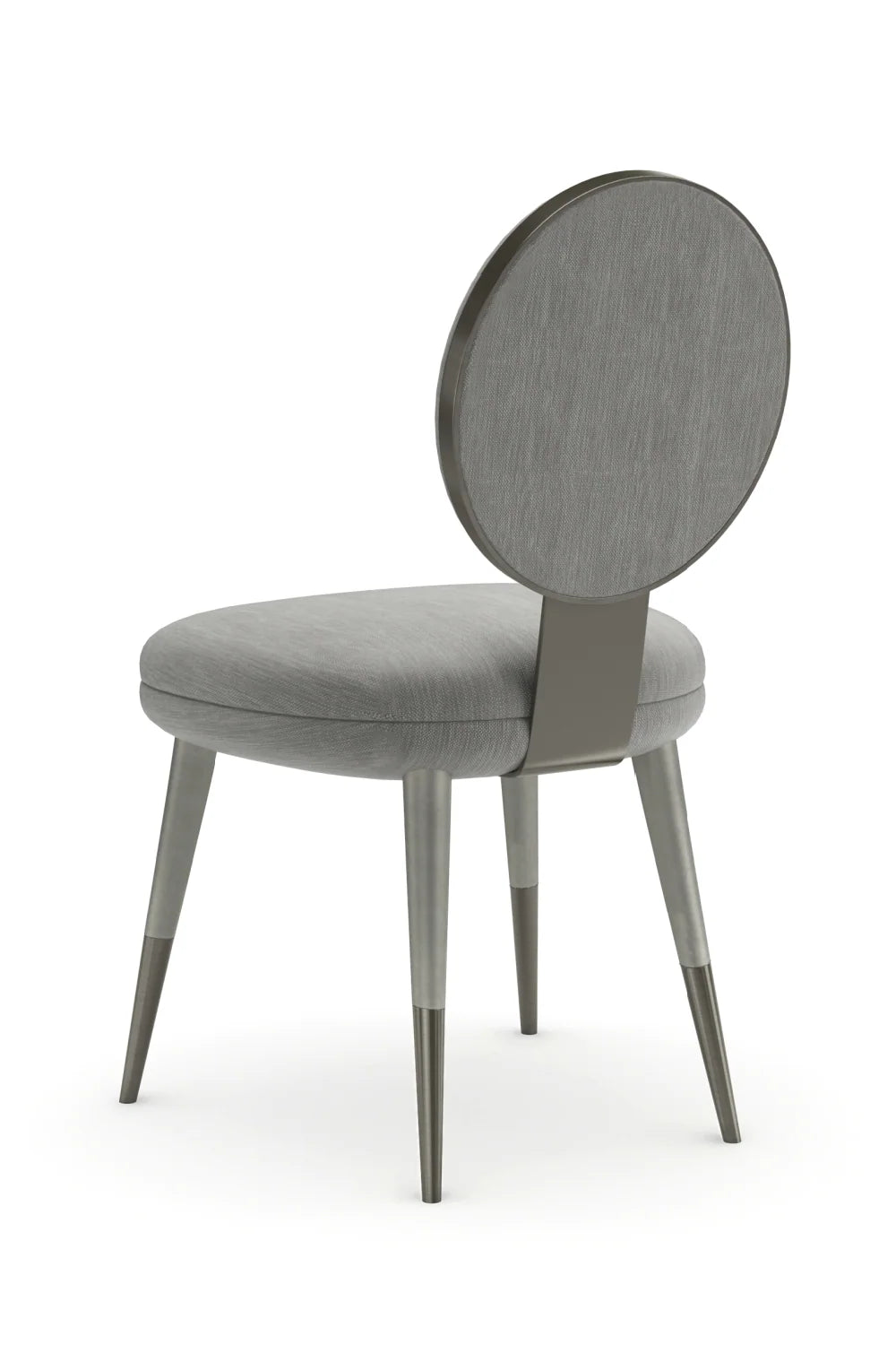 Luxury Upholstered Fabric Modern Dining Chair European Style for Villa