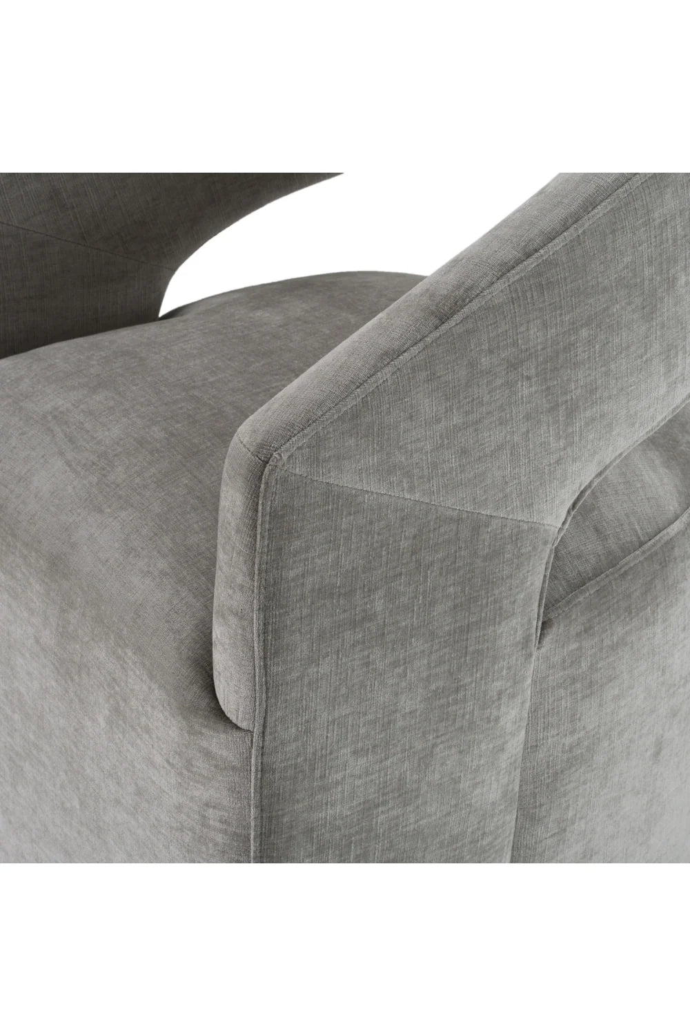 Luxury Upholstered Fabric Modern Dining Chair European Style for Villa
