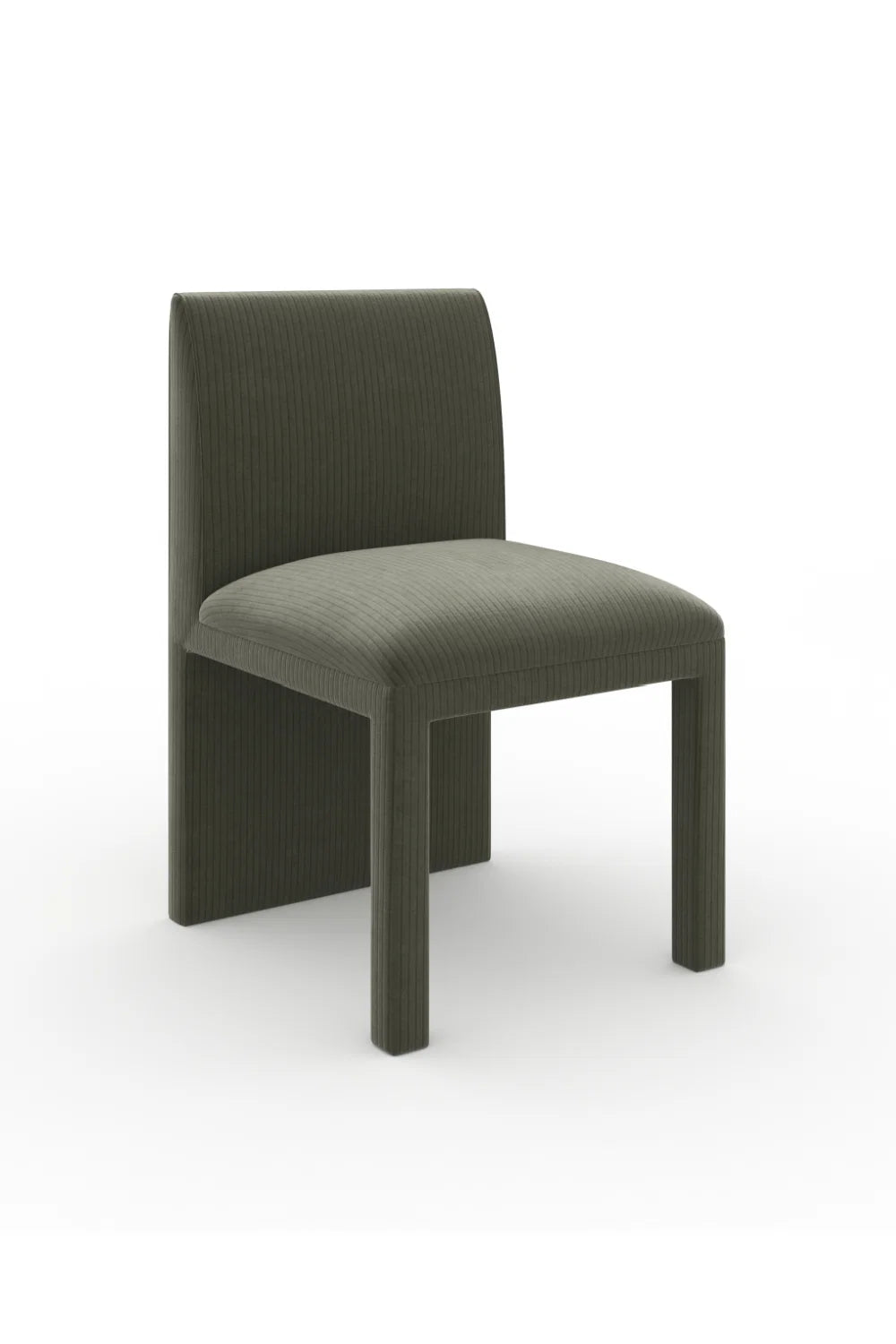 Luxury Upholstered Fabric Modern Dining Chair European Style for Villa