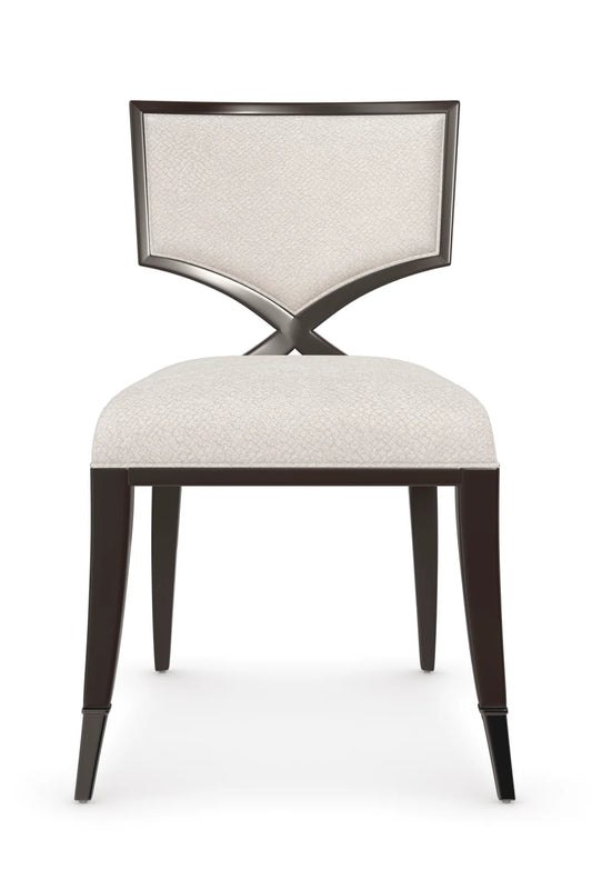 Luxury Upholstered Fabric Modern Dining Chair European Style for Villa