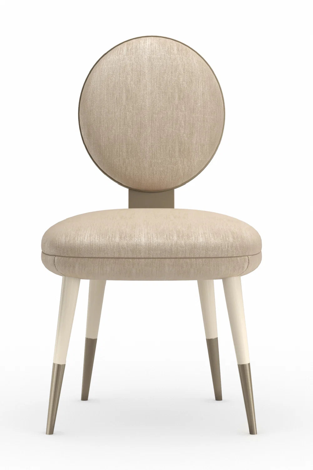 Luxury Upholstered Fabric Modern Dining Chair European Style for Villa