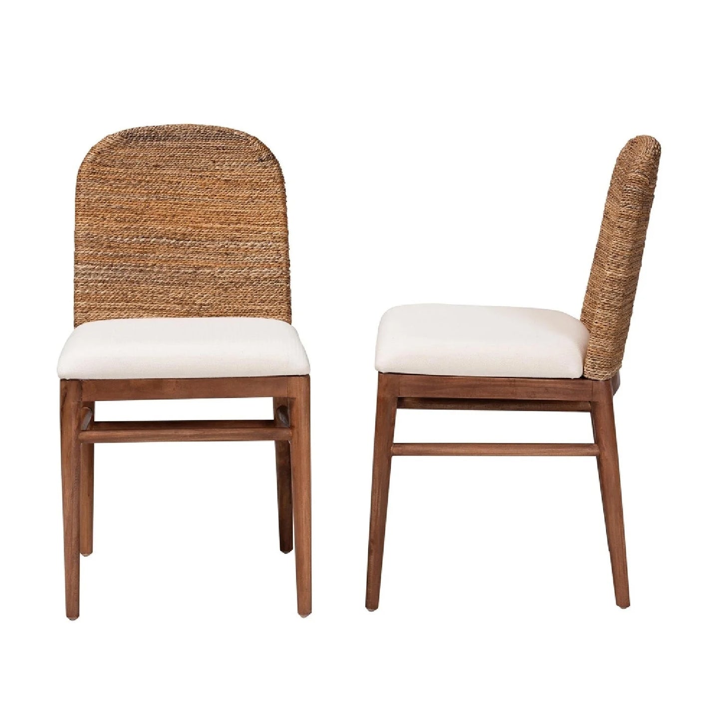 Luxury Upholstered Fabric Modern Dining Chair European Style for Villa