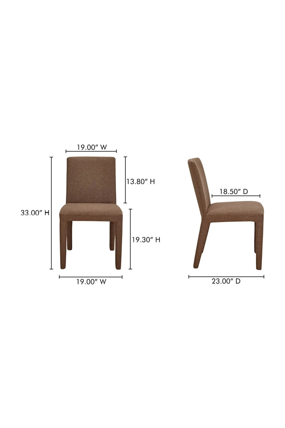 Luxury Upholstered Fabric Modern Dining Chair European Style for Villa
