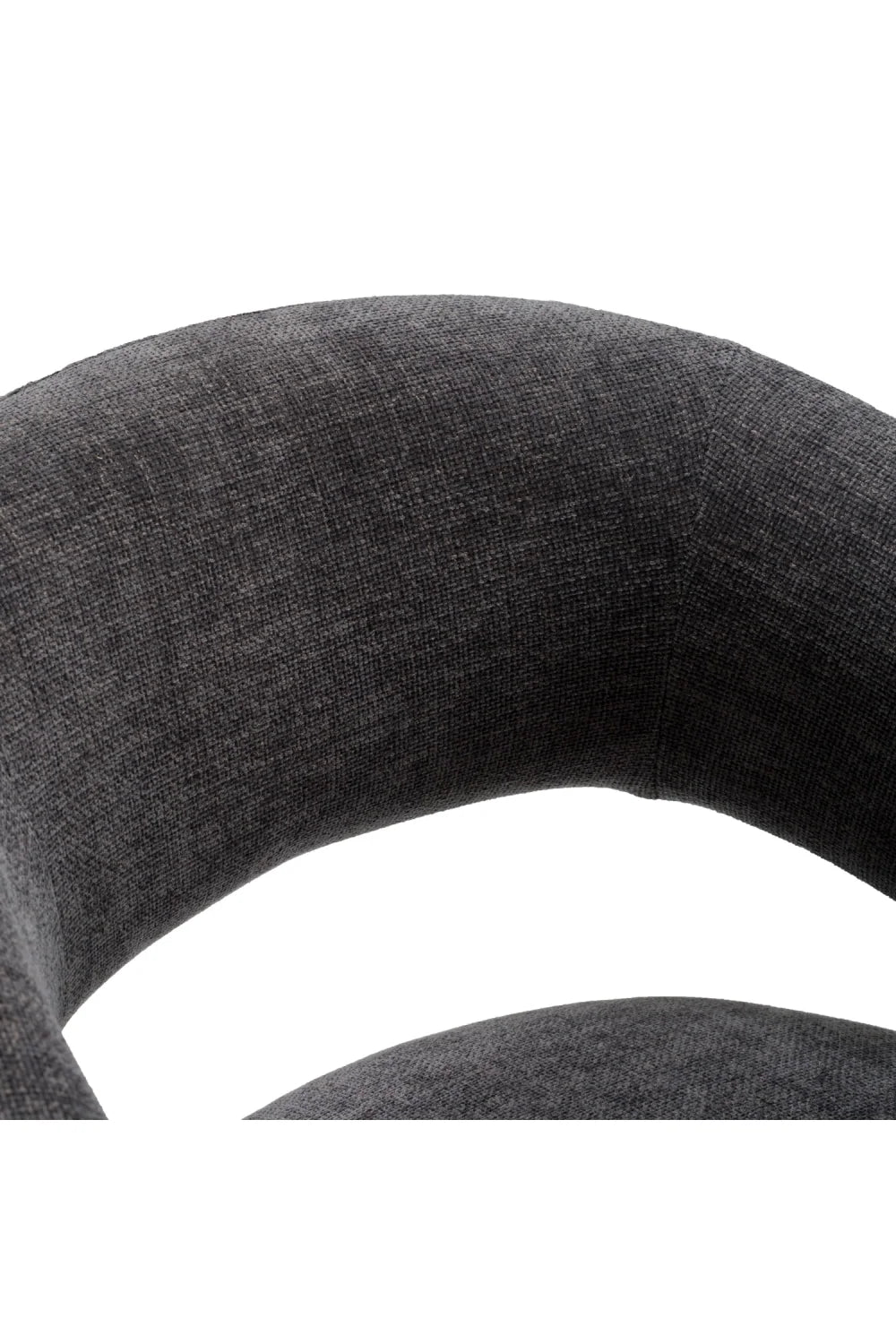 Luxury Upholstered Fabric Modern Dining Chair European Style for Villa