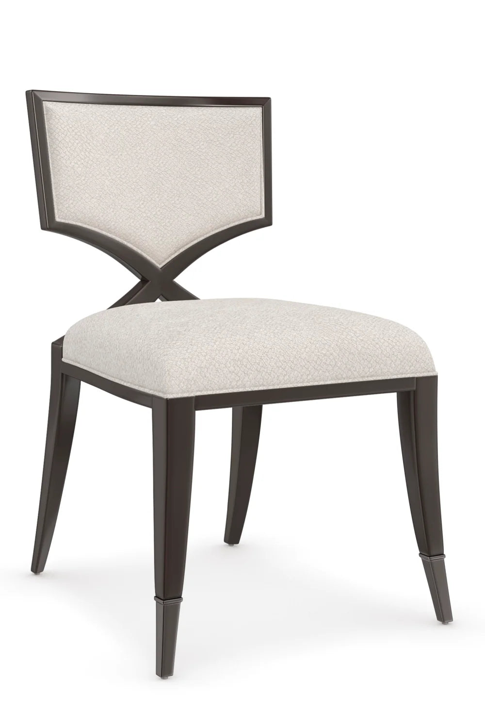 Luxury Upholstered Fabric Modern Dining Chair European Style for Villa