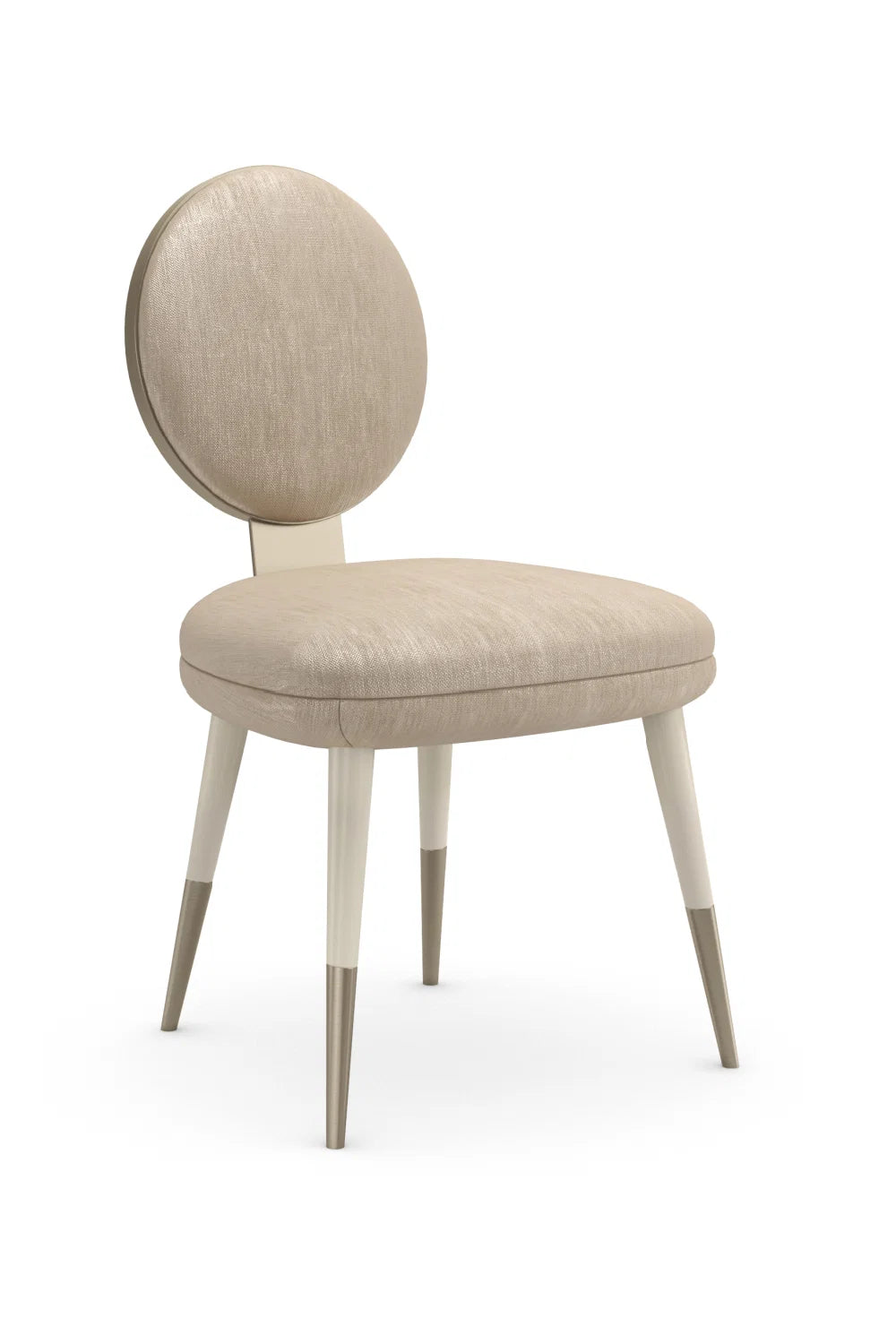 Luxury Upholstered Fabric Modern Dining Chair European Style for Villa